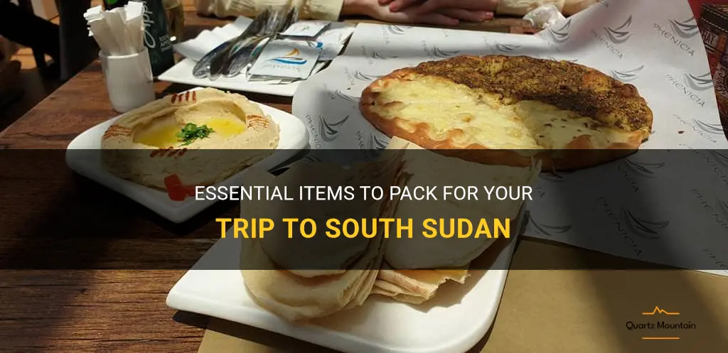 what to pack for south sudan