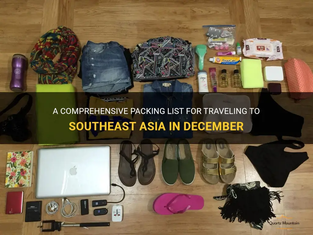 what to pack for southeast asia in december