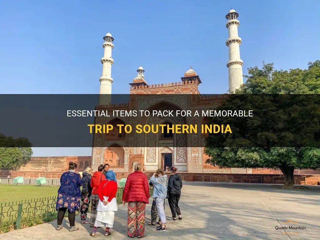 what to pack for souther india