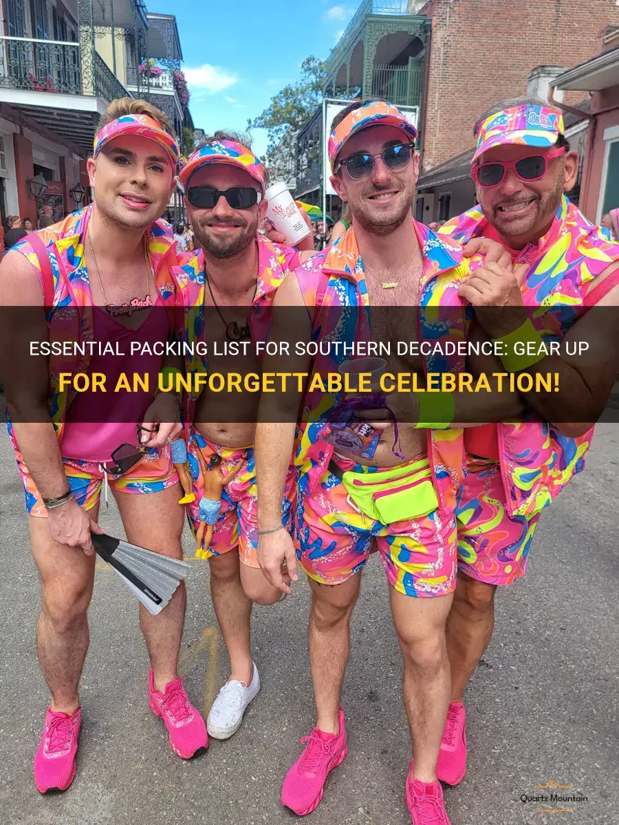 what to pack for southern decadence