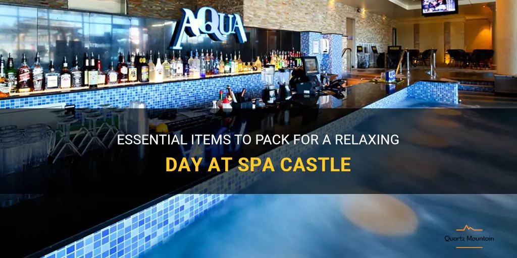 what to pack for spa castle