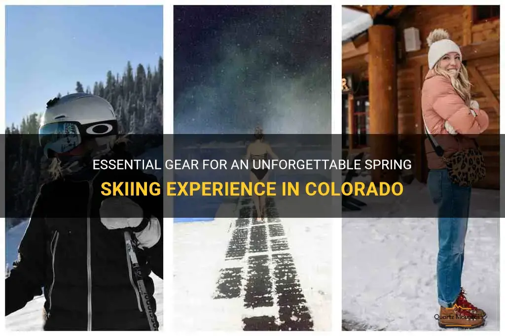 what to pack for spring skiing in colorado