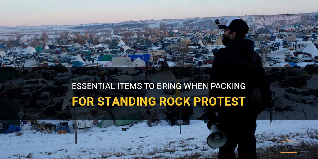 what to pack for standing rock
