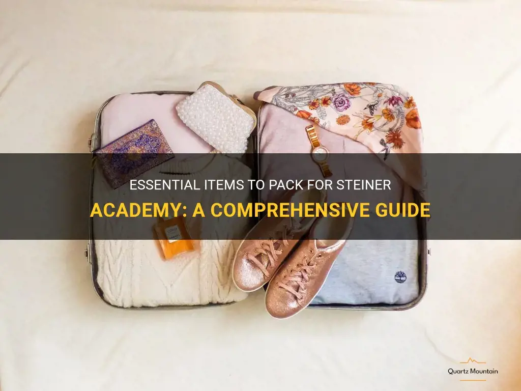 what to pack for steiner academy
