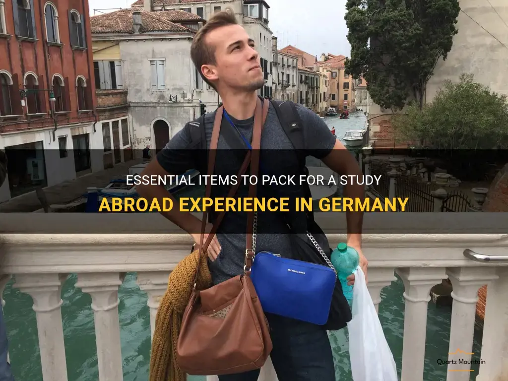 what to pack for study abroad germany