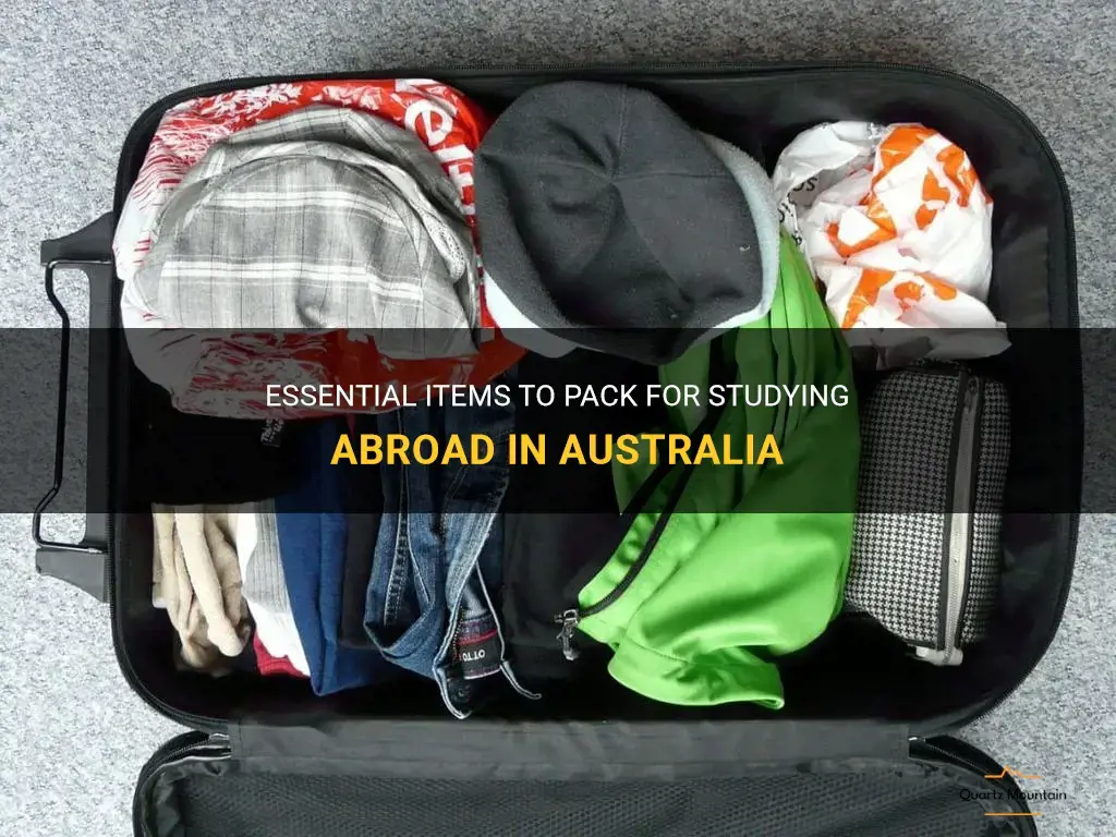 what to pack for study abroad in australia