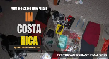 Essential Items to Pack for Studying Abroad in Costa Rica