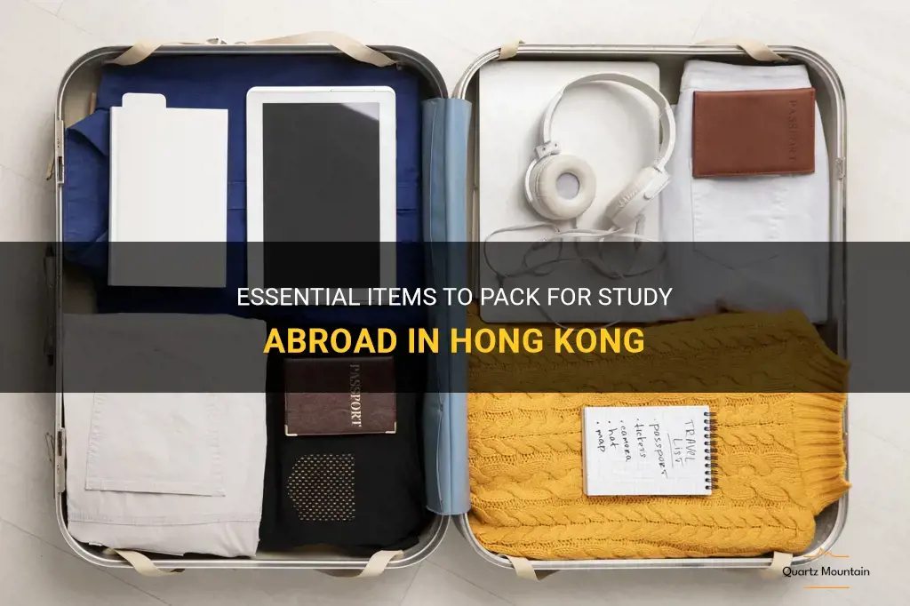 what to pack for study abroad in hong kong