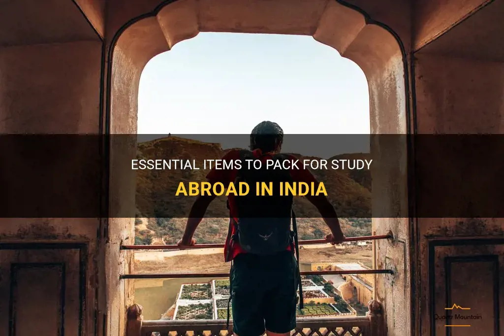 what to pack for study abroad in india