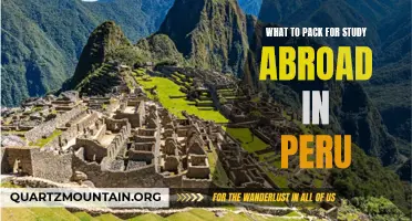 Essential Items to Pack for Studying Abroad in Peru