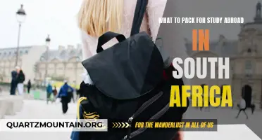 Essential Items to Pack for Studying Abroad in South Africa