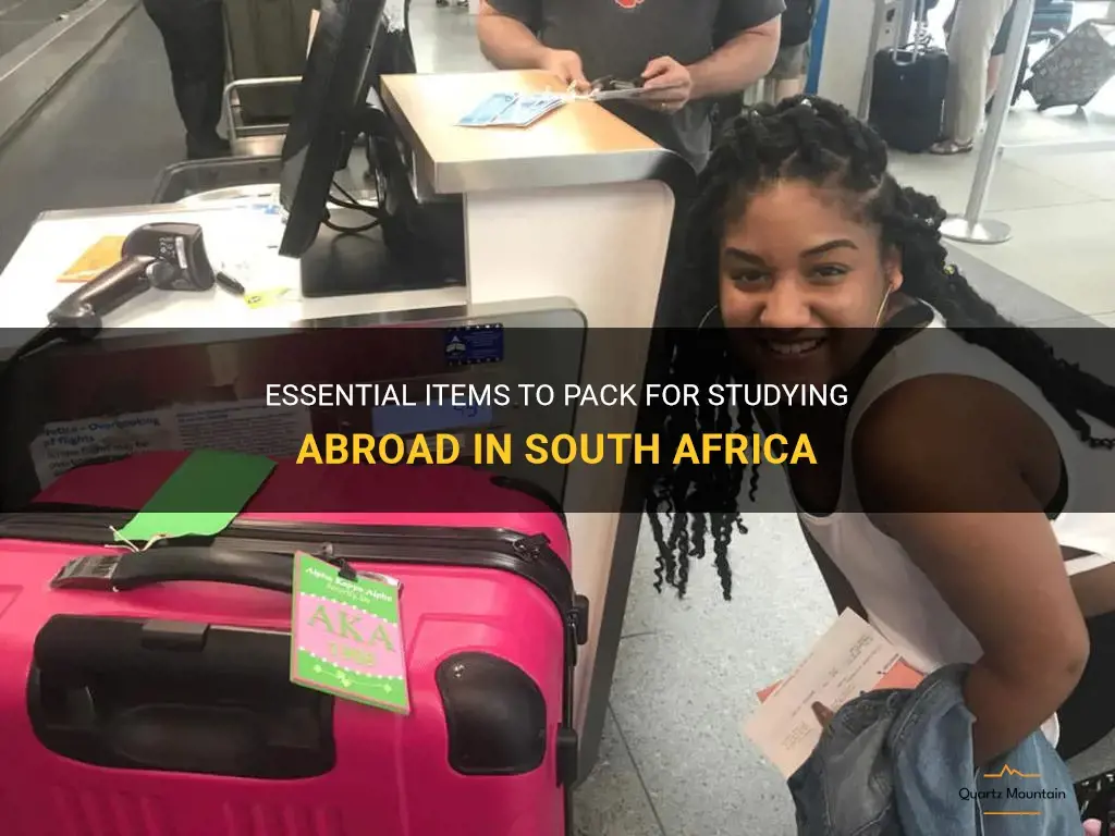 what to pack for study abroad in south africa
