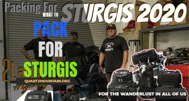Essential Items to Pack for a Memorable Sturgis Motorcycle Rally