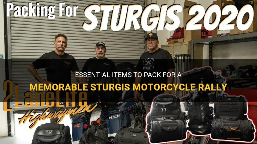 what to pack for sturgis