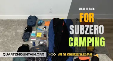 Essentials for Surviving Subzero Camping: What to Pack for Extreme Winter Adventures