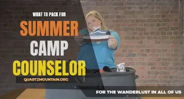 Essential Items to Pack for a Summer Camp Counselor