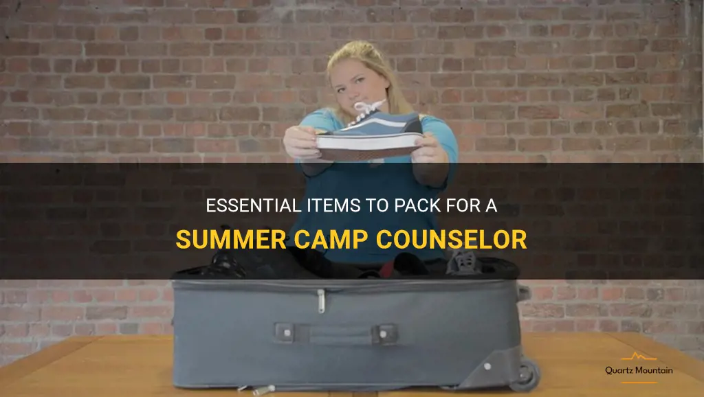 what to pack for summer camp counselor