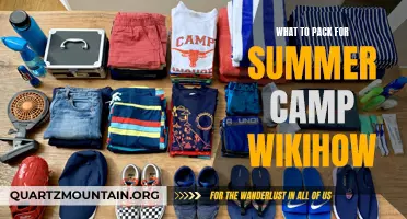 The Ultimate Guide to Packing for Summer Camp: A WikiHow Article