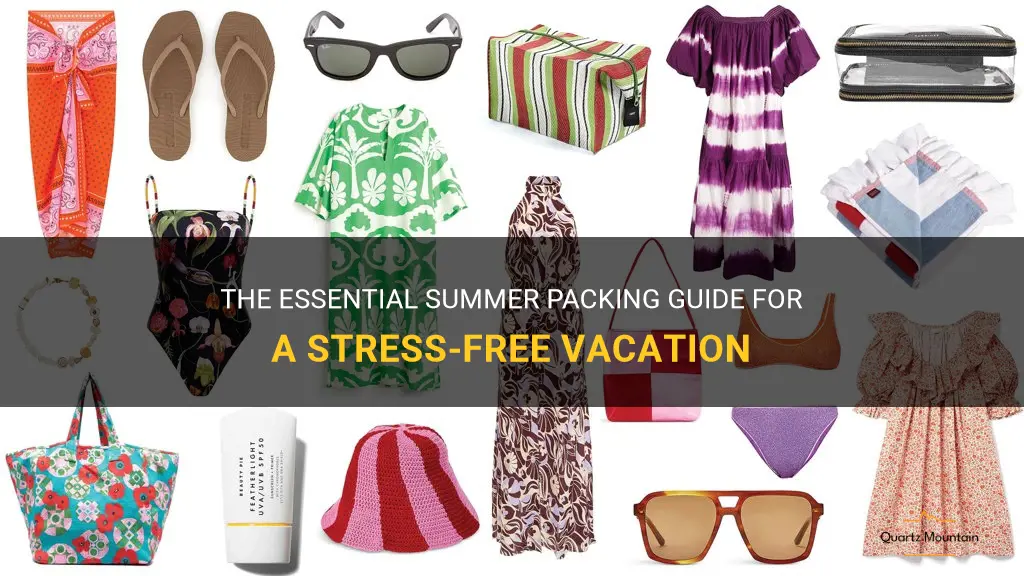 what to pack for summer