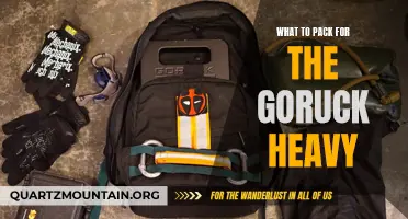 The Ultimate Packing Guide for the GORUCK Heavy Challenge