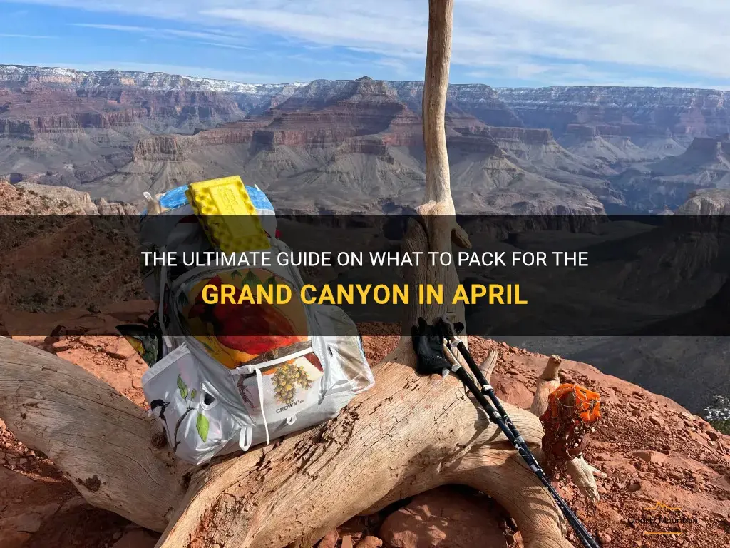 what to pack for the grand canyon in april