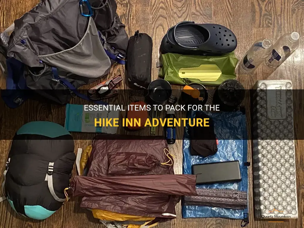 what to pack for the hike inn