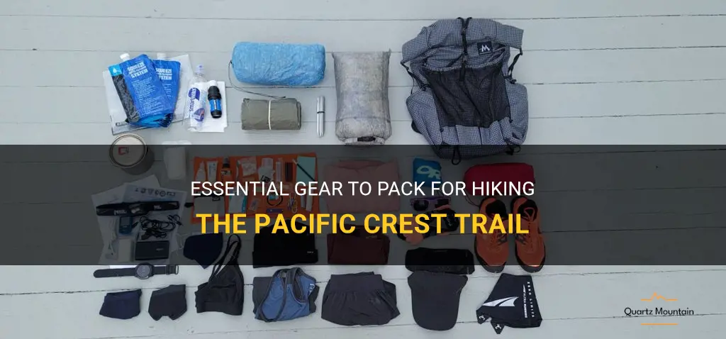 what to pack for the hike the pct