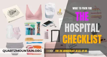 Essential Items to Pack for Your Hospital Stay Checklist
