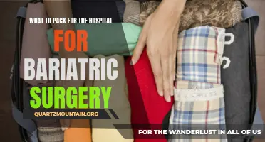 Essential Items to Pack for a Smooth Hospital Stay After Bariatric Surgery