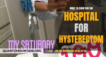 Essential Items to Pack for a Hospital Stay After Hysterectomy