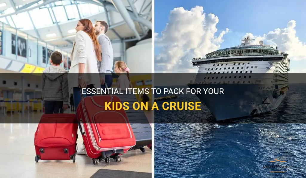 what to pack for the kids on cruise