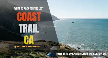 Essential Items to Pack for Hiking the Lost Coast Trail in California