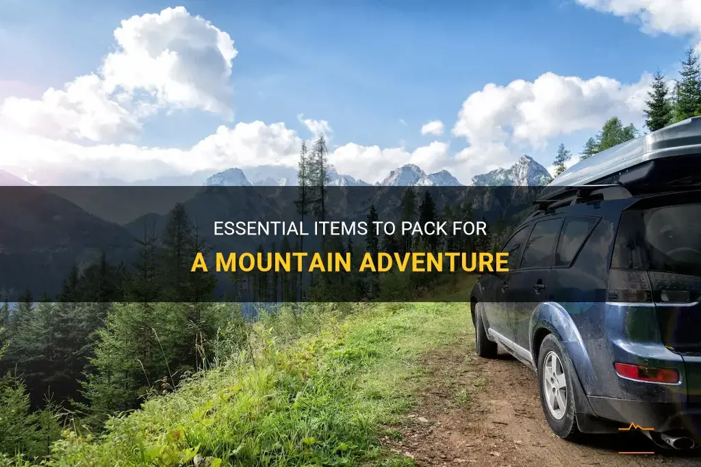 what to pack for the mountains