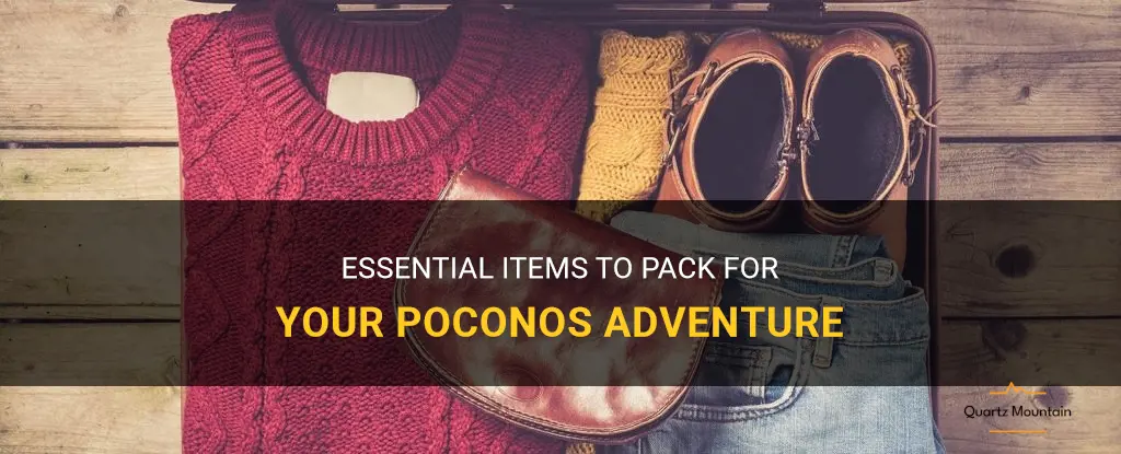 what to pack for the poconos