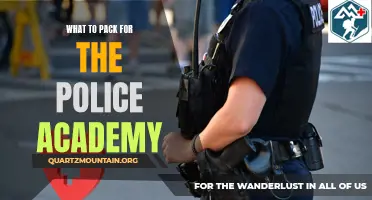 Essential Items to Pack for the Police Academy: A Comprehensive Guide