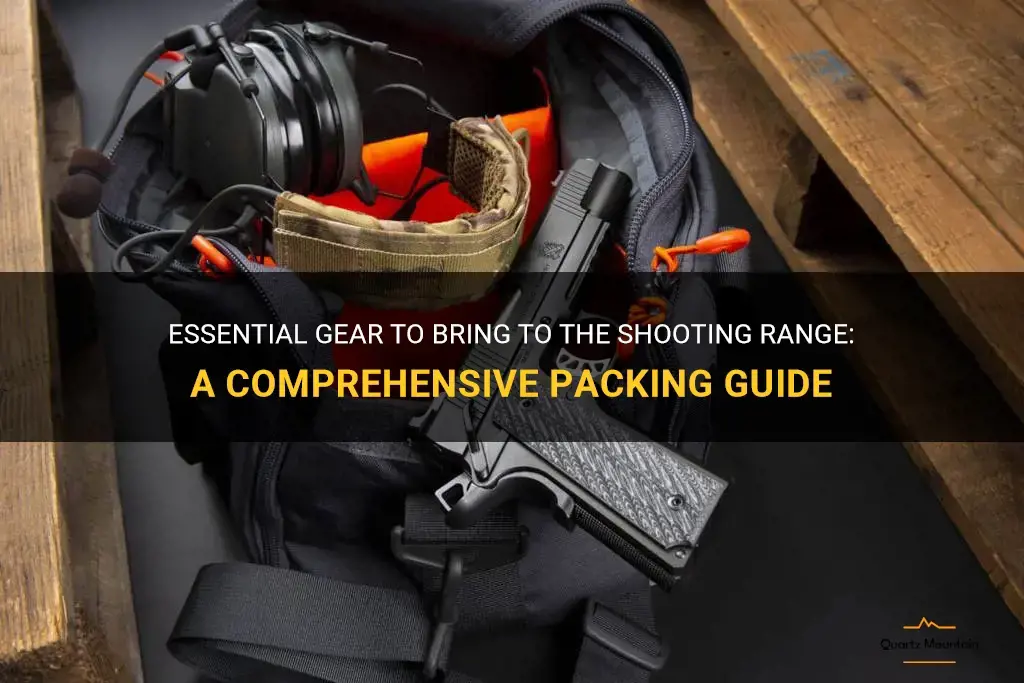 what to pack for the shooting range