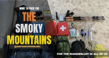Essential Items to Pack for a Trip to the Smoky Mountains