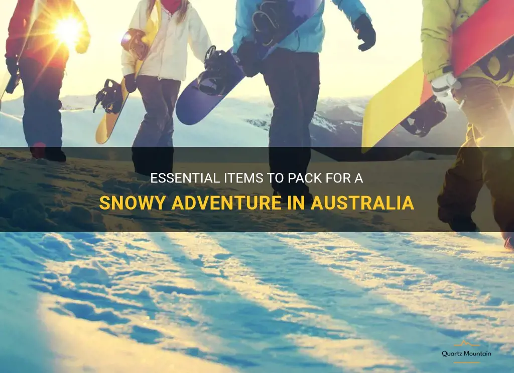 what to pack for the snow australia