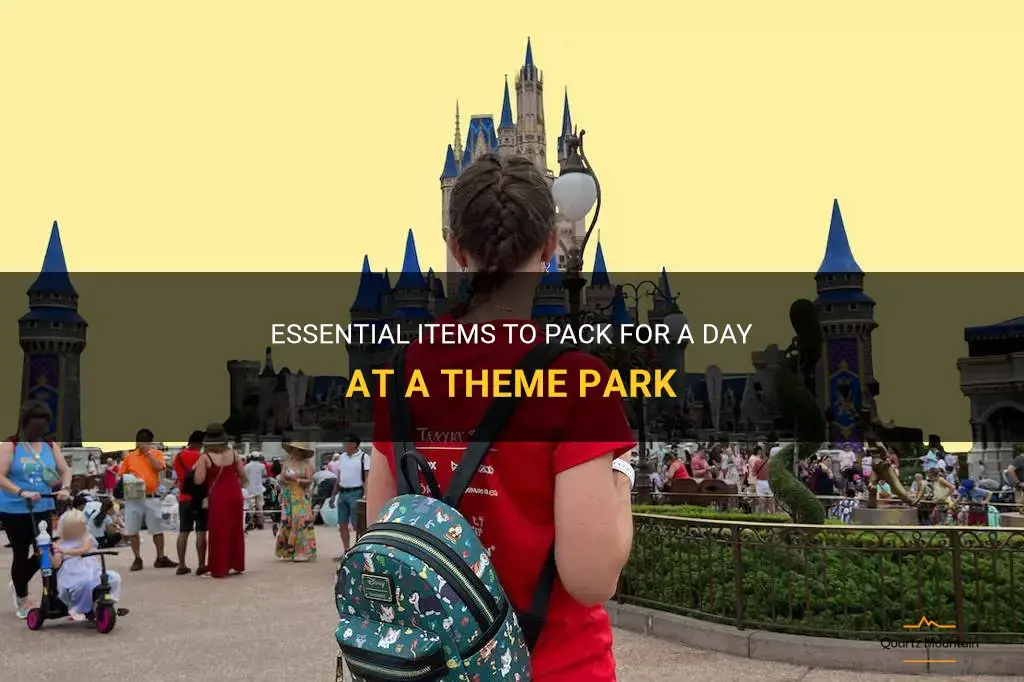 what to pack for theme park