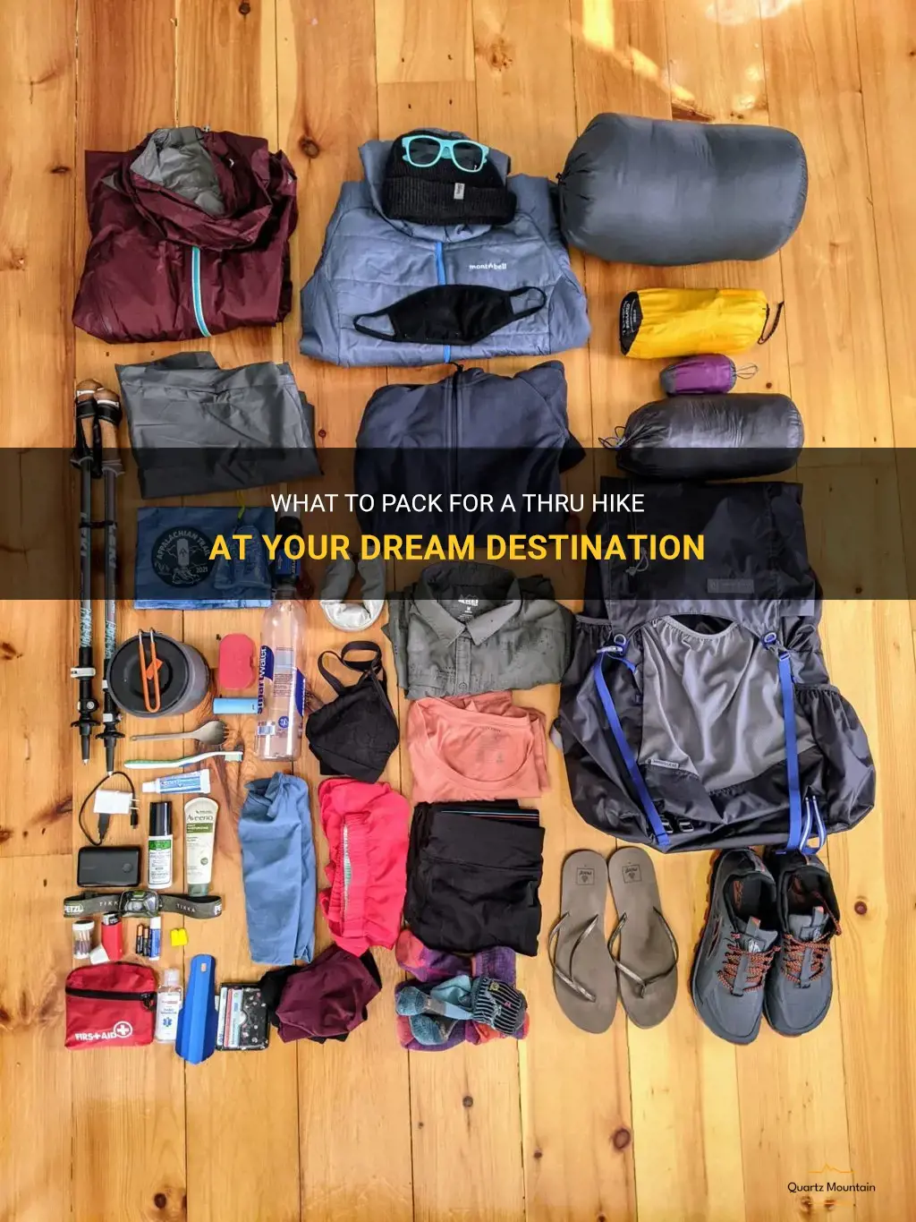 what to pack for thru hike at