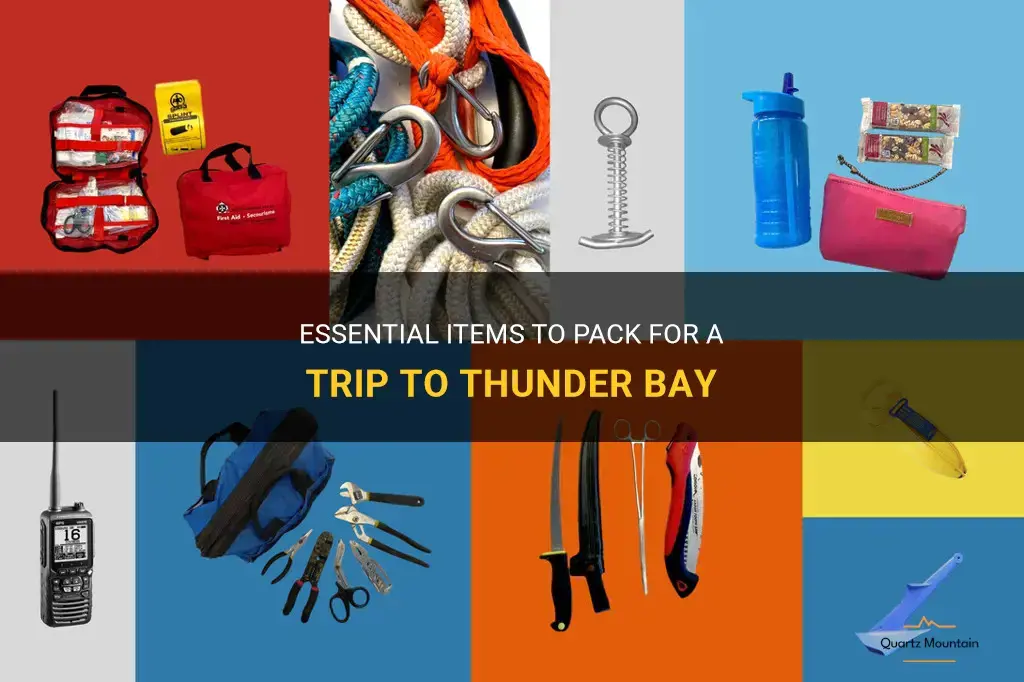 what to pack for thunder bay