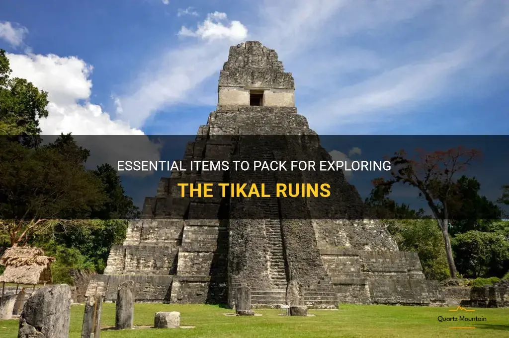 what to pack for tikal