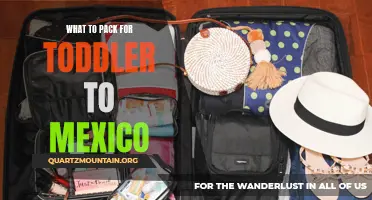 Essential Items to Pack for a Toddler's Trip to Mexico