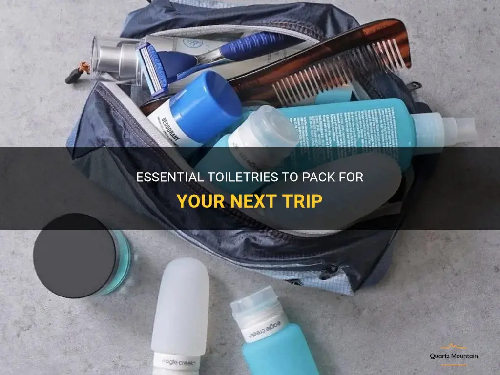 what to pack for toiletries