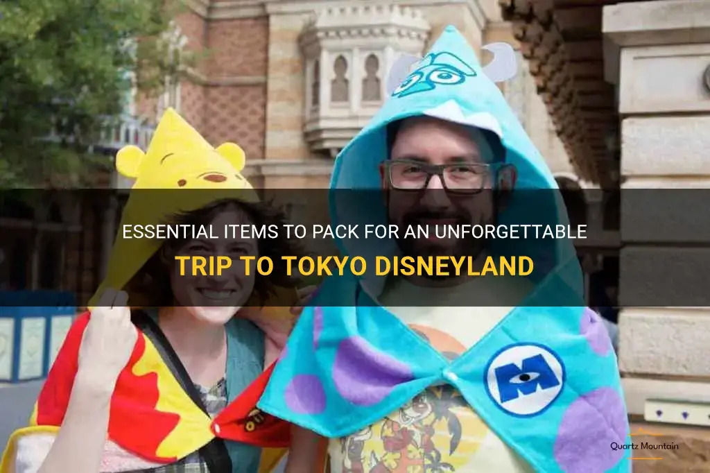 what to pack for tokyo disneyland