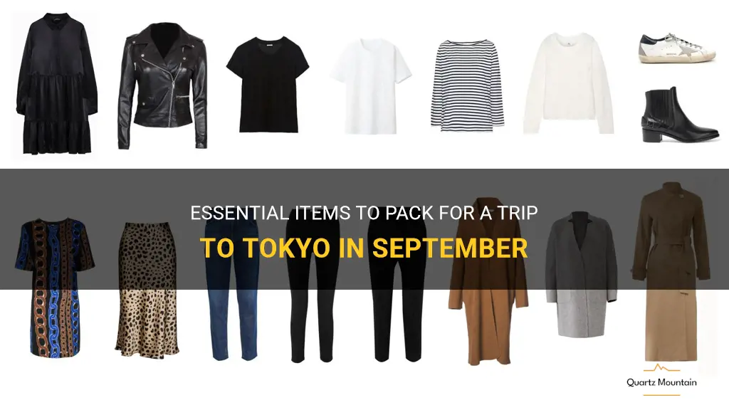 what to pack for tokyo in September