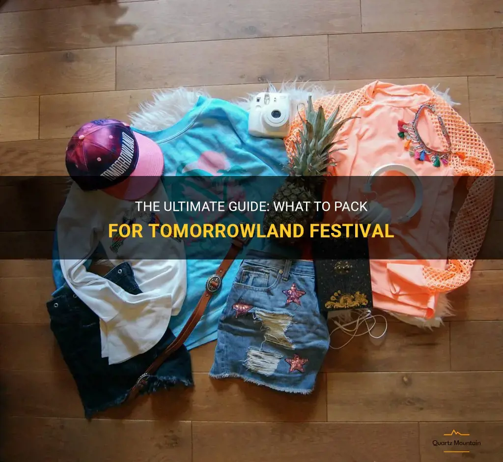 what to pack for tomorrowland