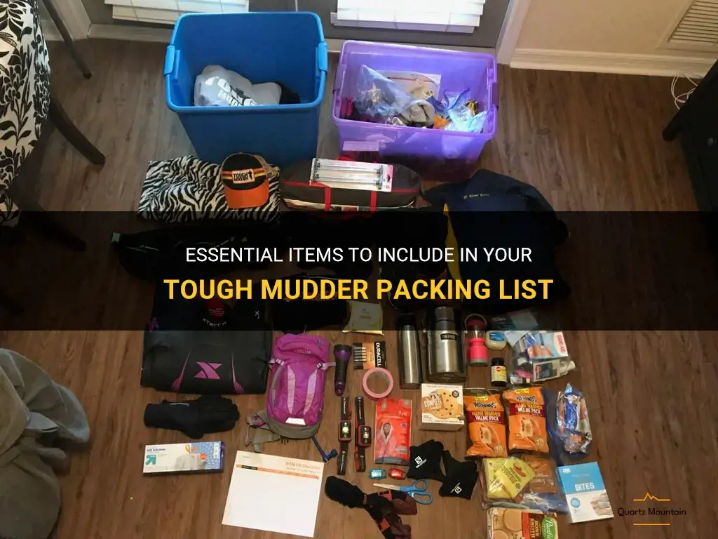 what to pack for tough mudder
