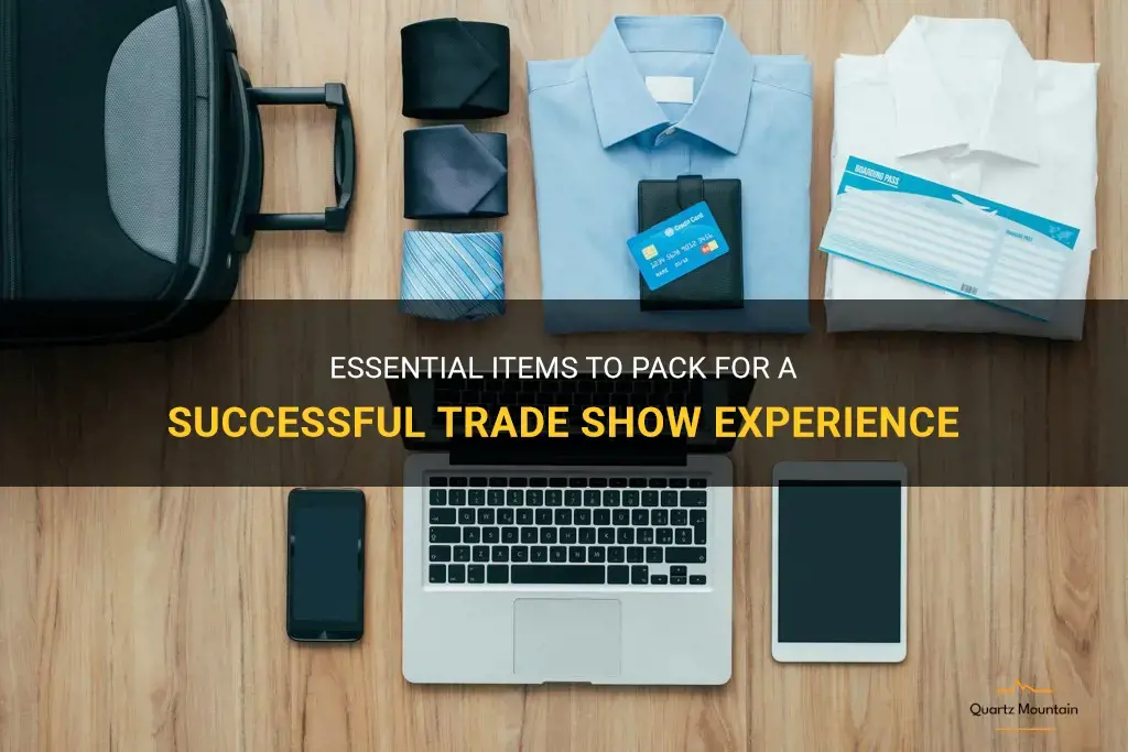 what to pack for trade show