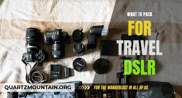 Essential Items to Pack for Travel with your DSLR Camera